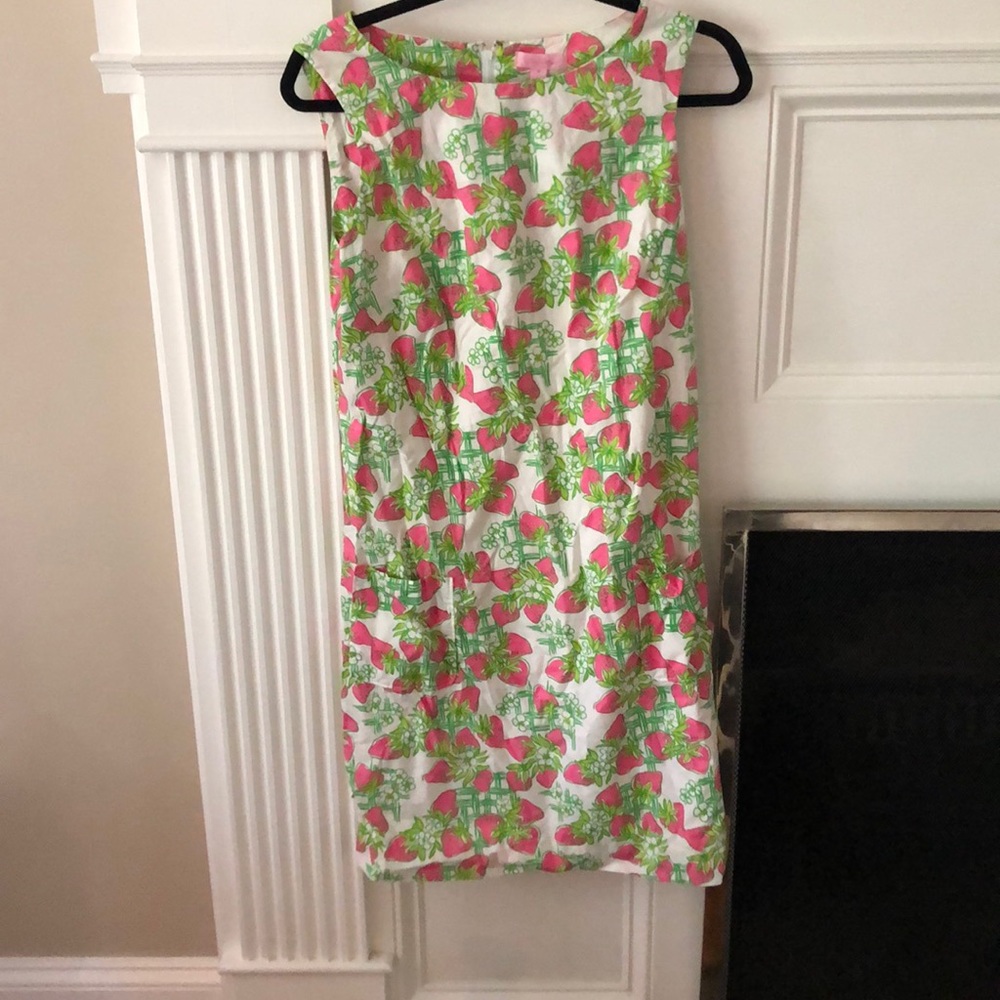 Lilly Pulitzer cotton strawberry dress